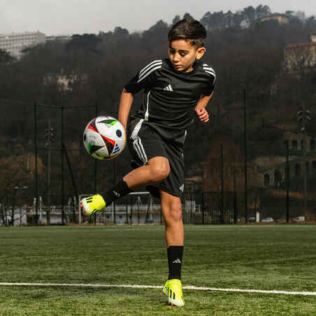 Kids' Football Shorts Tiro 24 - Black