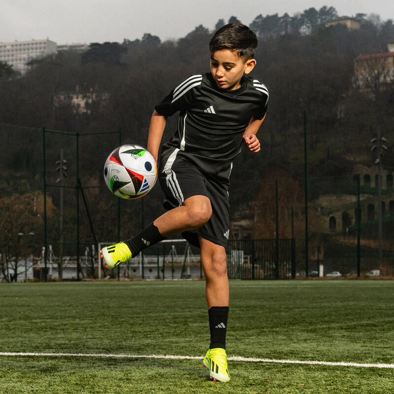 Pantalón corto fútbol Tiro 24 Niños Negro