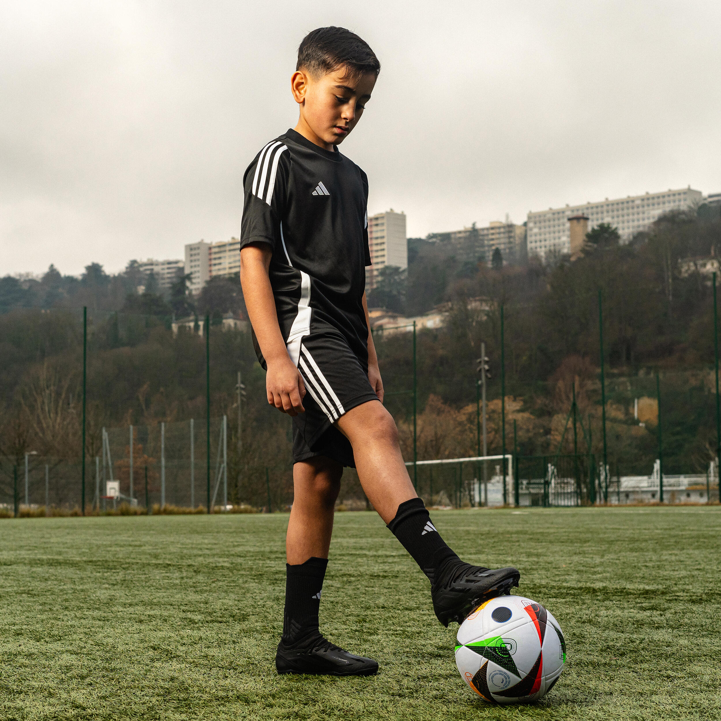 Soccer shirt adidas Tiro 24 Child Black