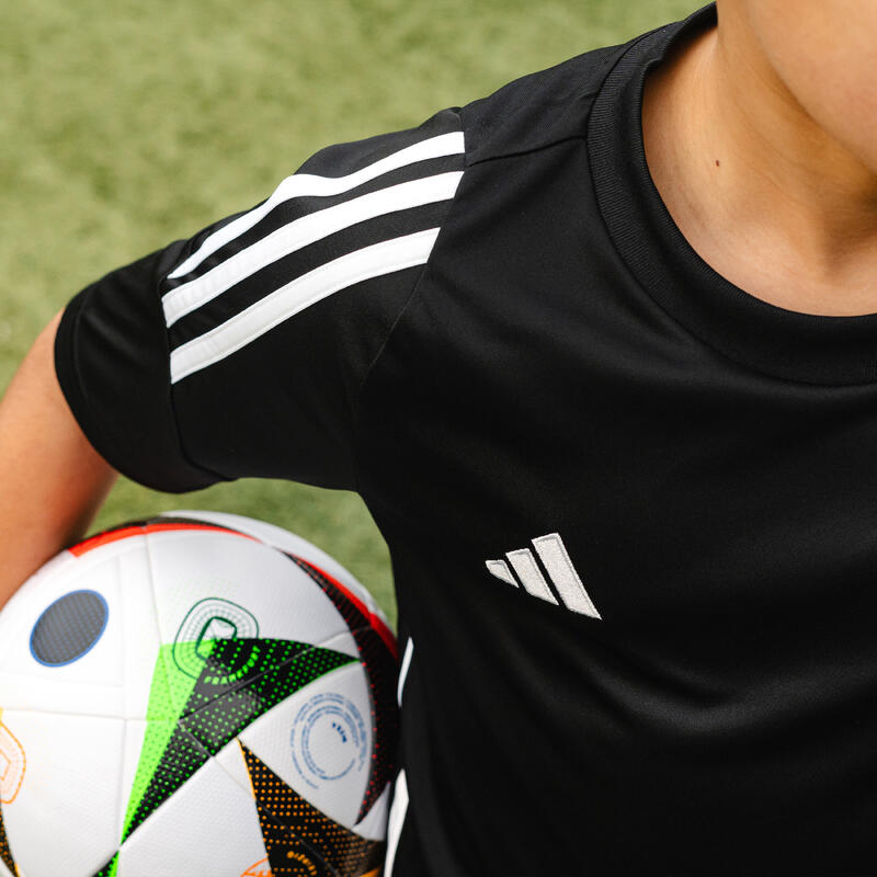 Voetbalshirt voor kinderen Tiro 24 zwart