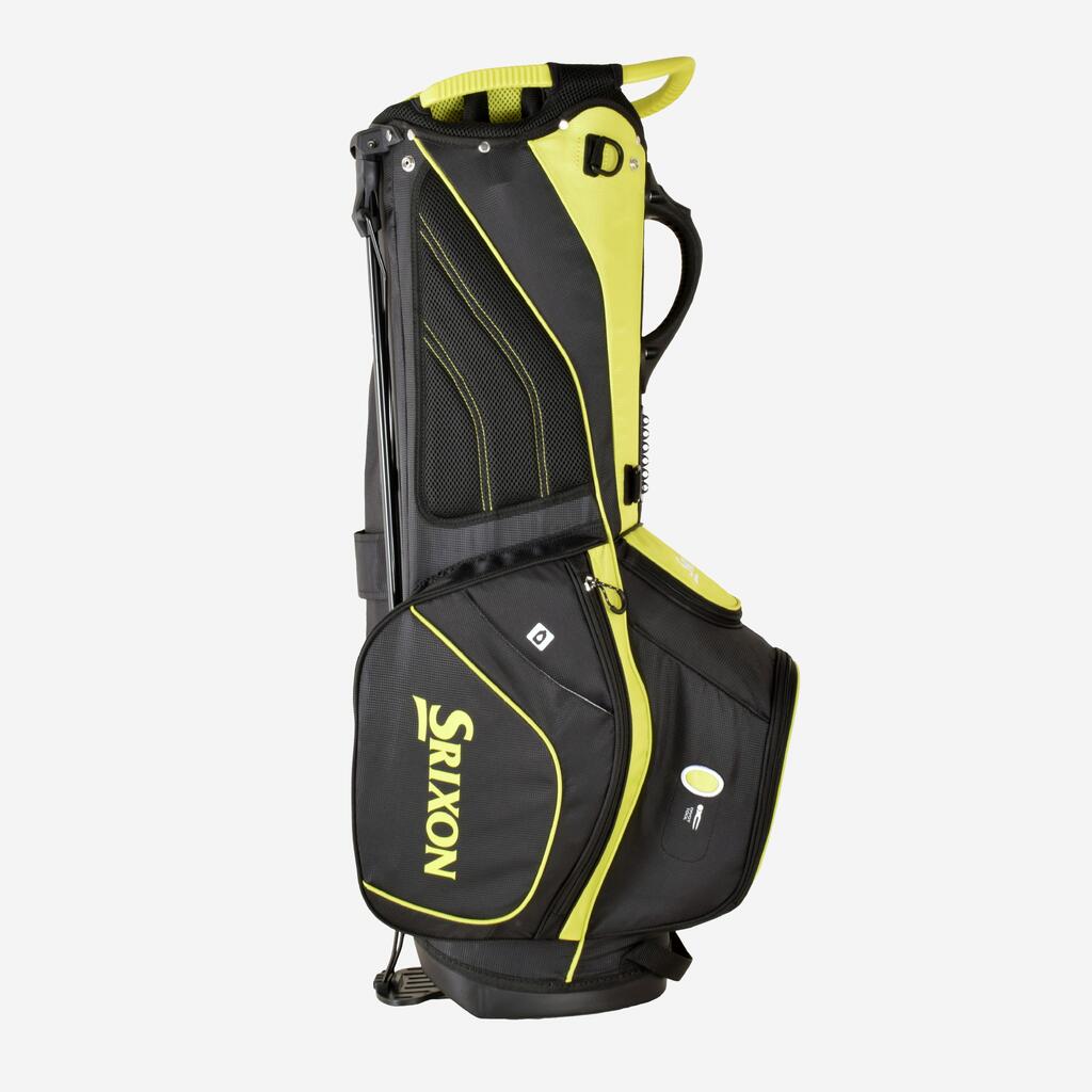 Golfový bag trojnožka SRIXON Stand čierno-limetkový