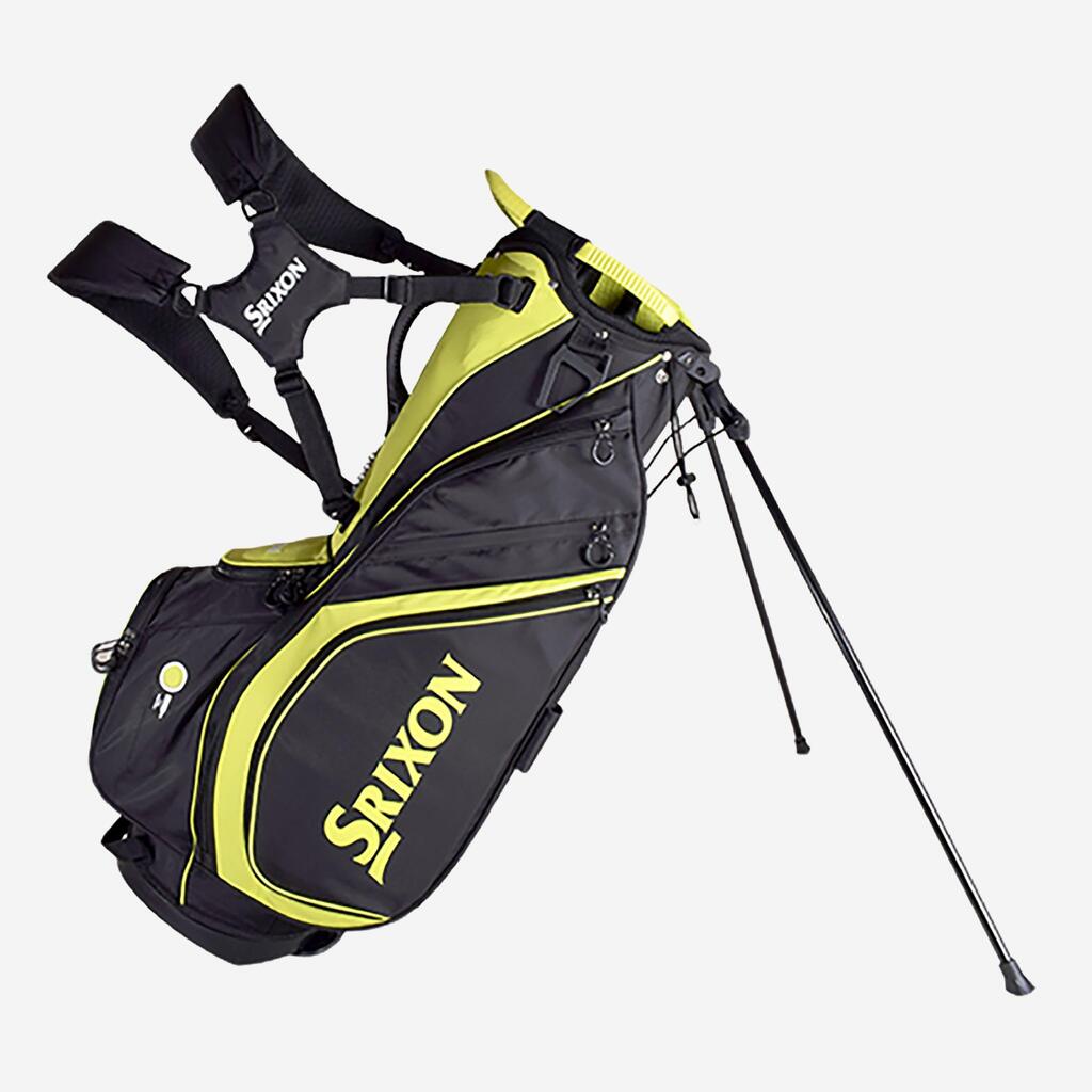 Golfový bag trojnožka SRIXON Stand čierno-limetkový