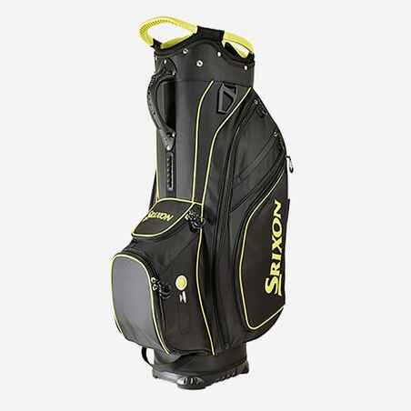 Golfo vežimėlio krepšys „Srixon“, juodas, geltonas