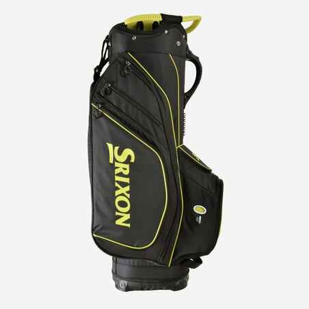 Golfo vežimėlio krepšys „Srixon“, juodas, geltonas