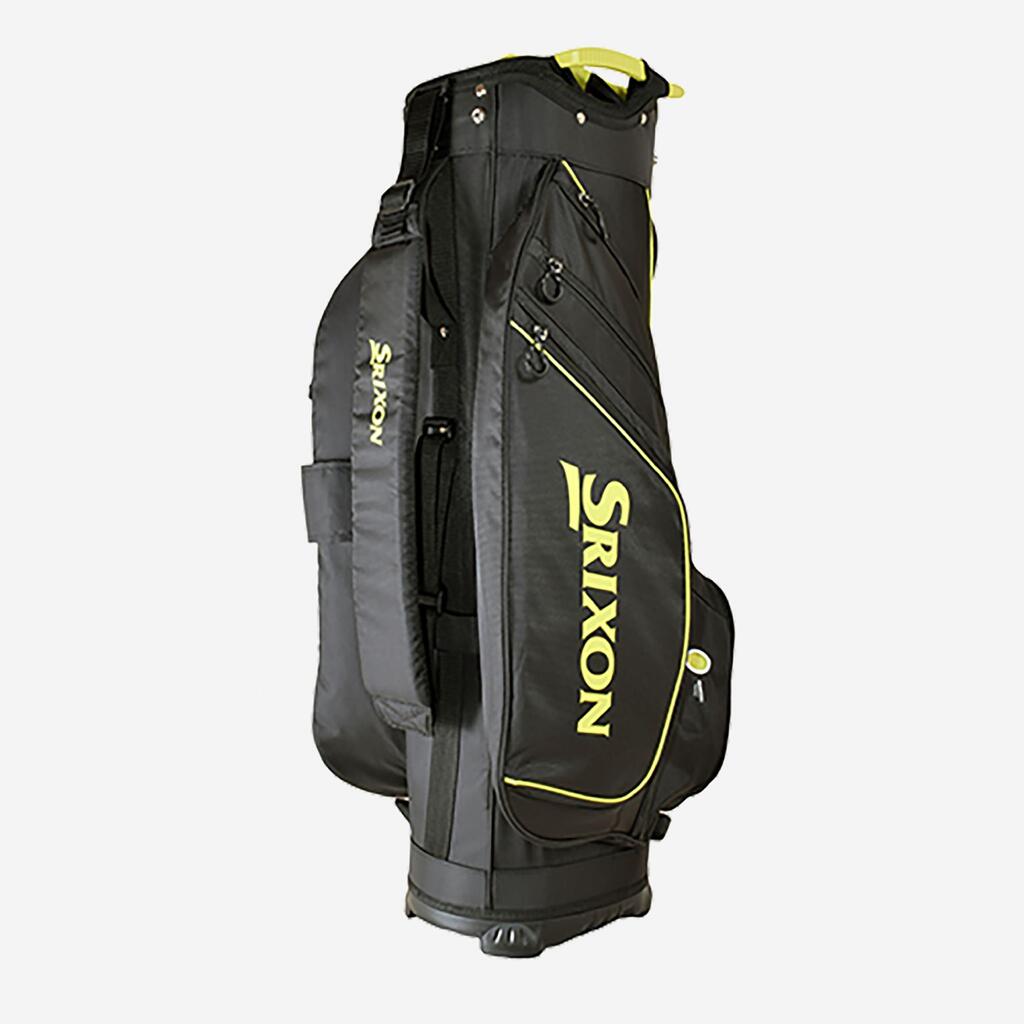 TORBA ZA KOLICA ZA GOLF SRIXON - CRNO/LIMETA