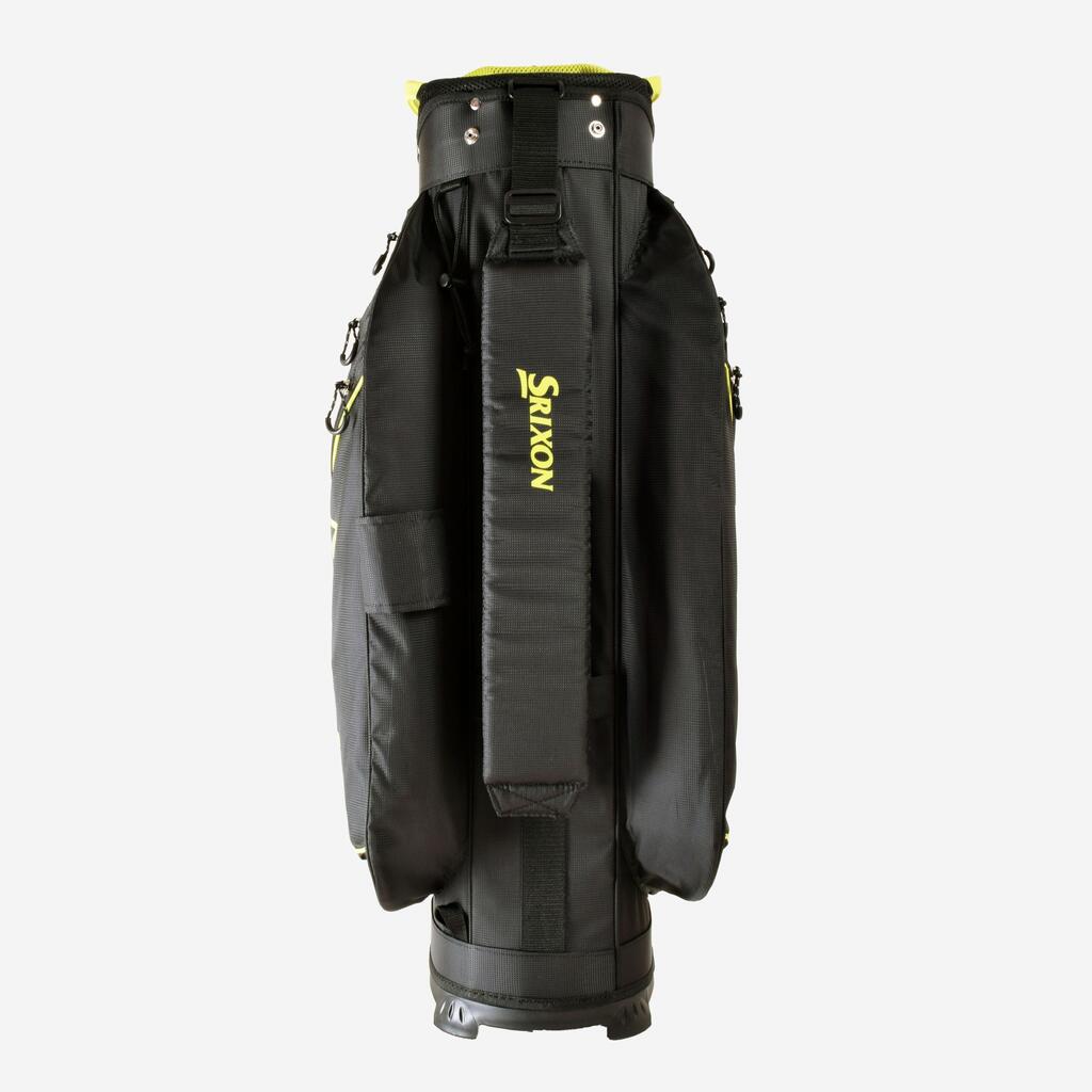 TORBA ZA KOLICA ZA GOLF SRIXON - CRNO/LIMETA