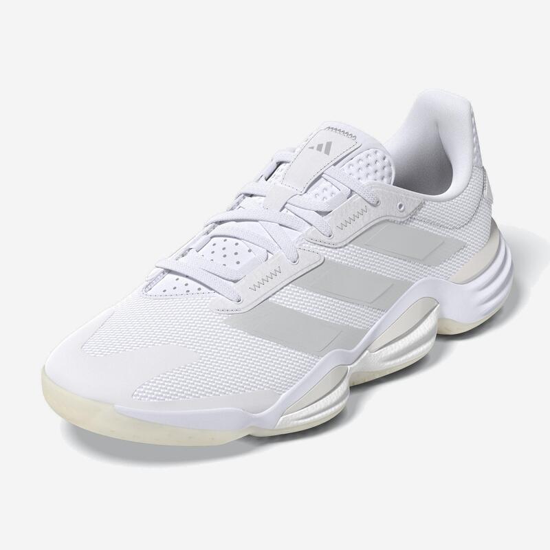 Scarpe pallamano adulto ADIDAS STABIL bianco-argento