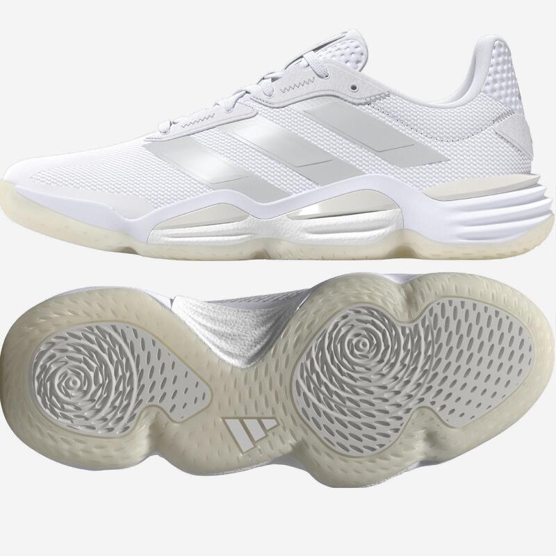 Chaussures de handball adulte - Adidas Stabil 16 blanc / argent