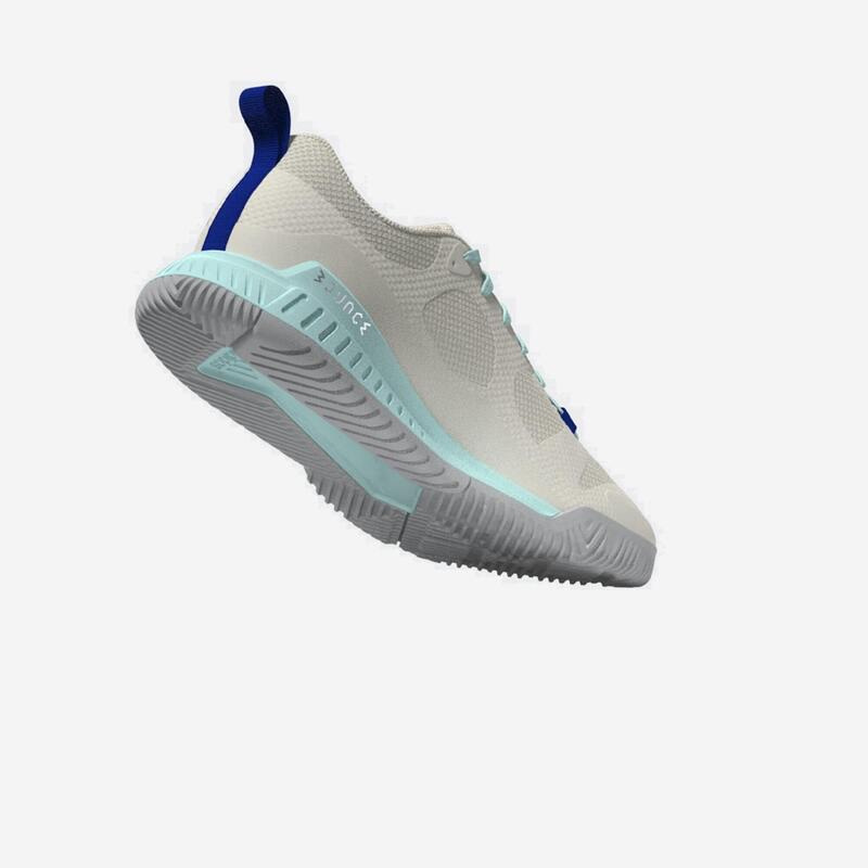 Scarpe pallamano adulto ADIDAS COURT TEAM BOUNCE bianco-blu