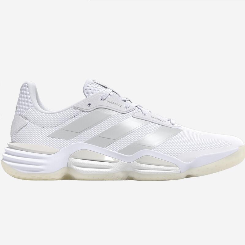 Scarpe pallamano adulto ADIDAS STABIL bianco-argento