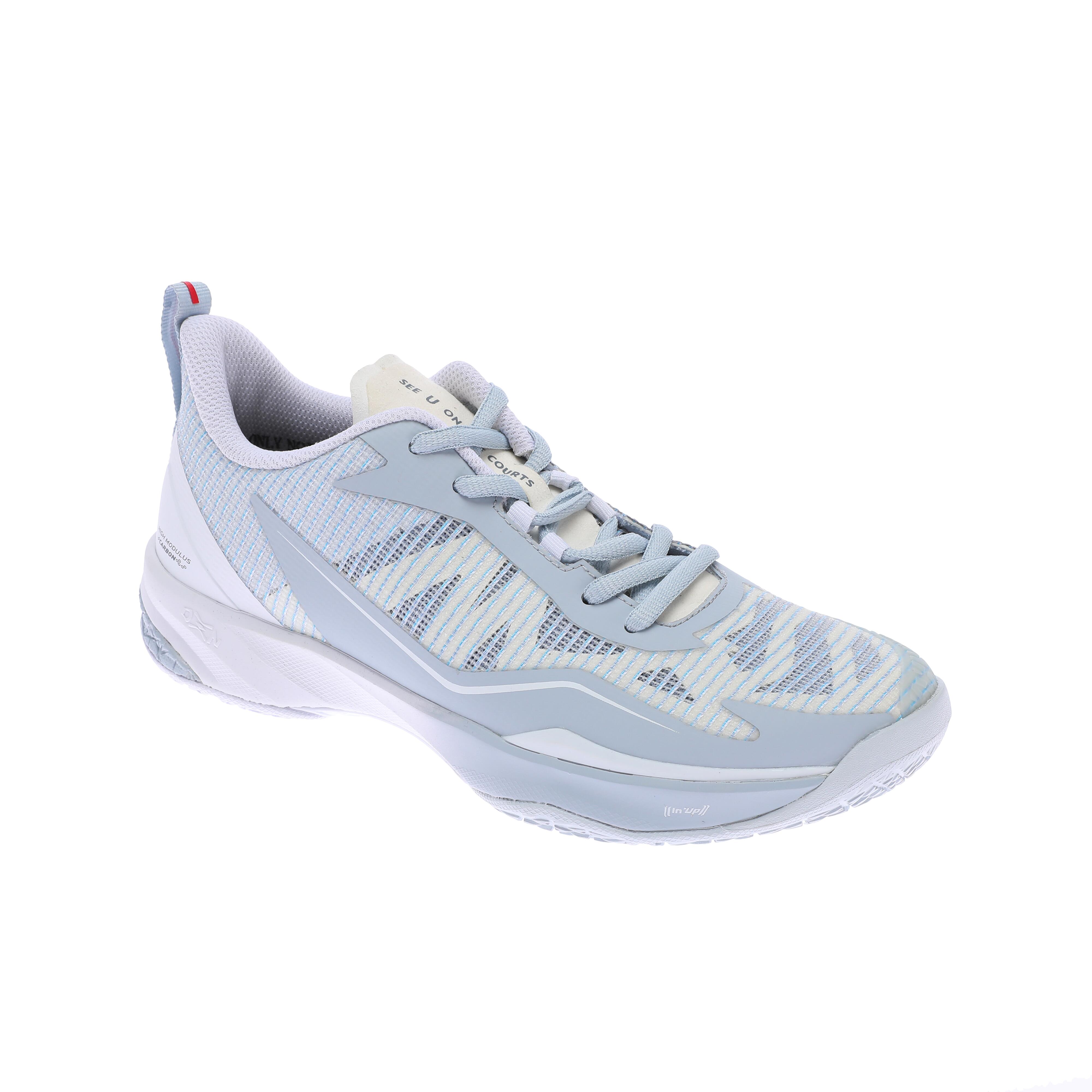 BS Lite 960 Scarpe da badminton da donna - Bianco/Grigio