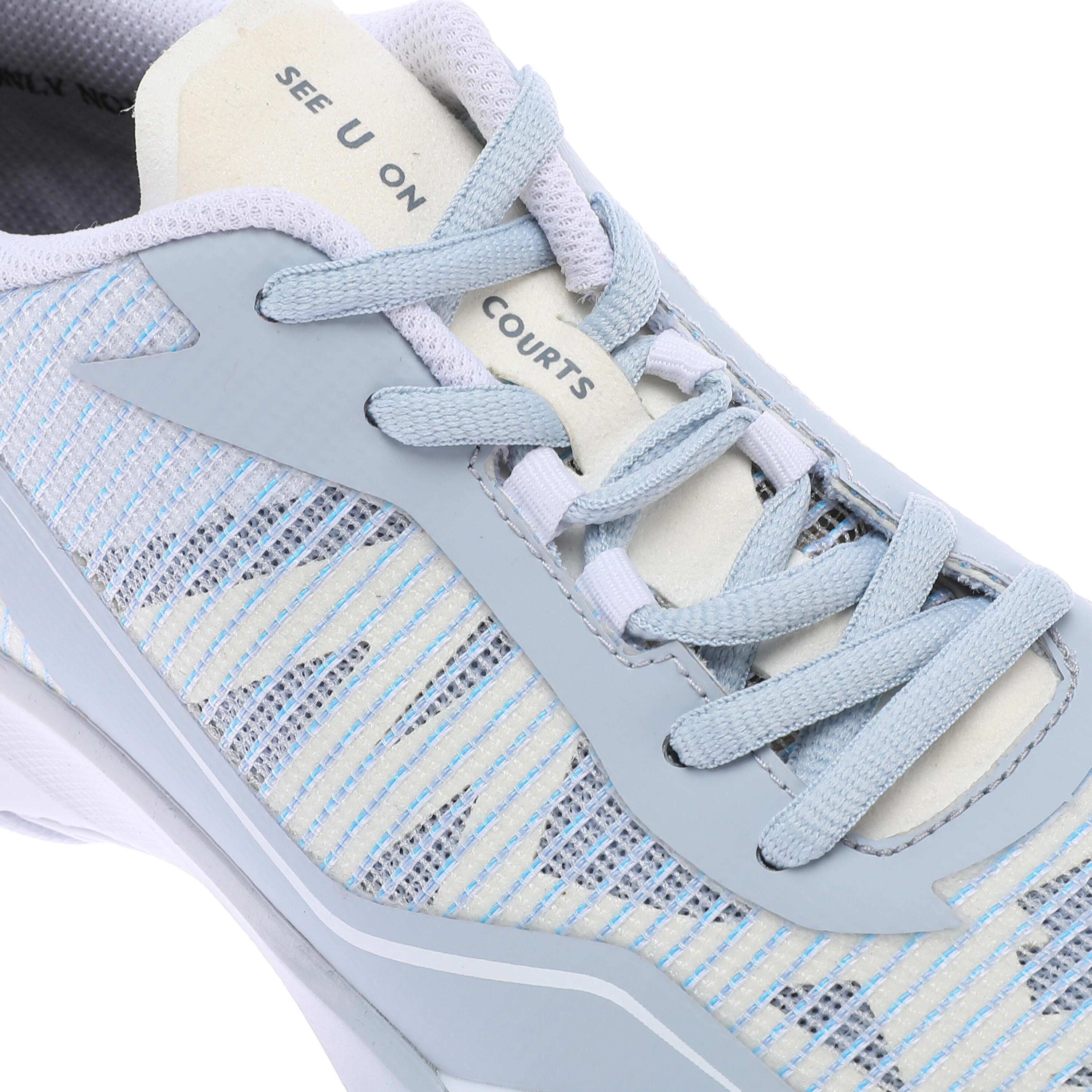 WOMEN'S BADMINTON SHOES BS LITE 960 WHITE GREY 4/10