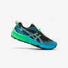 MEN'S ASICS GEL-TRABUCO 12 TRAIL RUNNING SHOES - BLACK BLUE GREEN