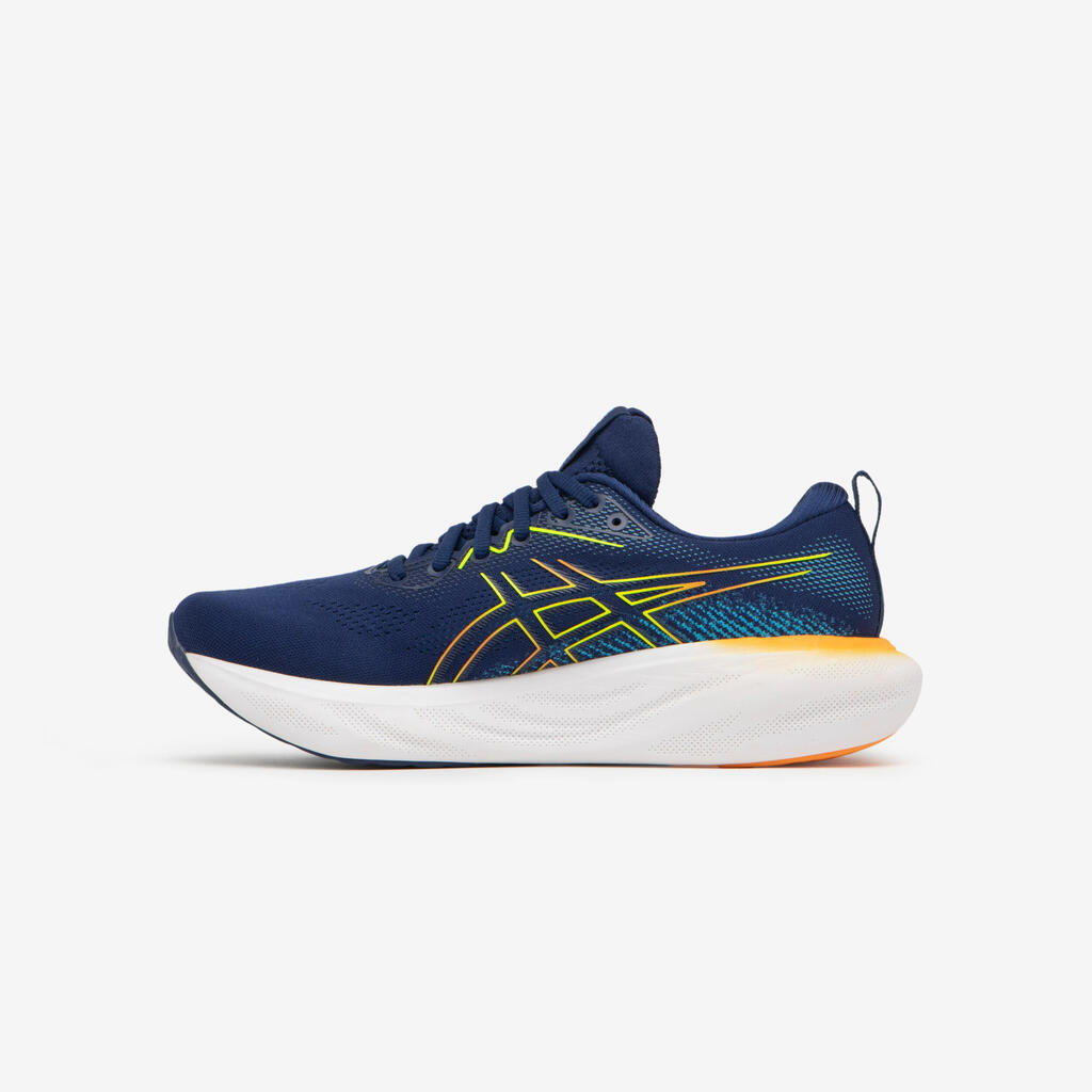 MEN'S ASICS GEL-ZIRUSS 8 RUNNING SHOES - NAVY ORANGE