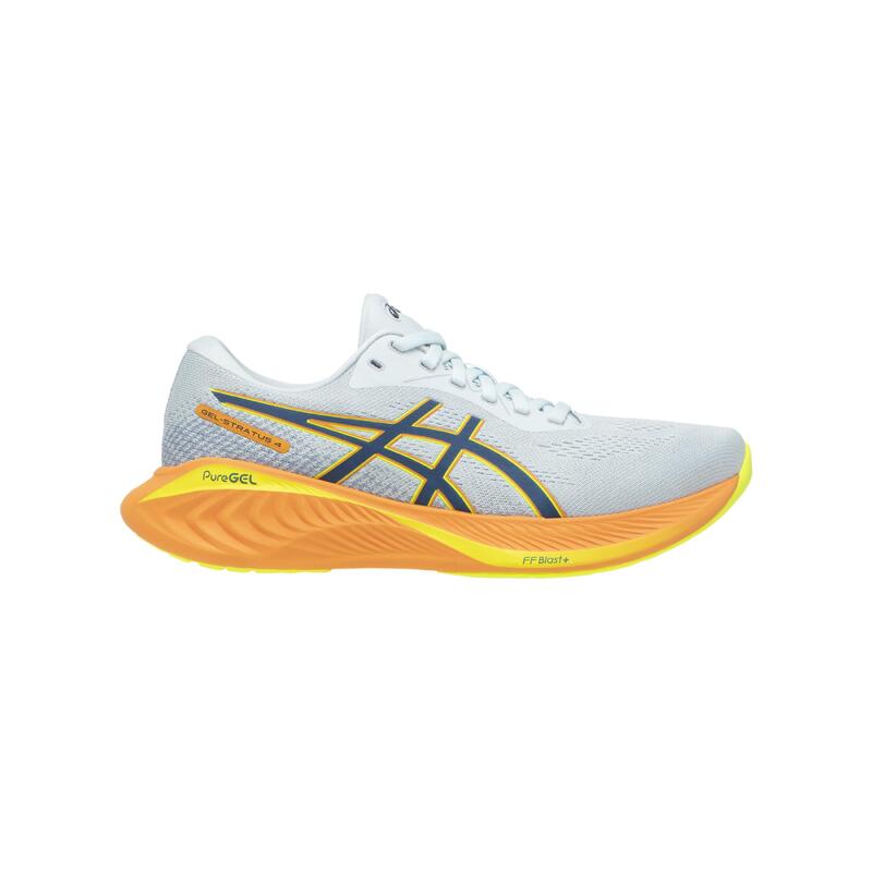 Zapatillas de running Hombre Asics gel stratus knit 4 gris/naranja