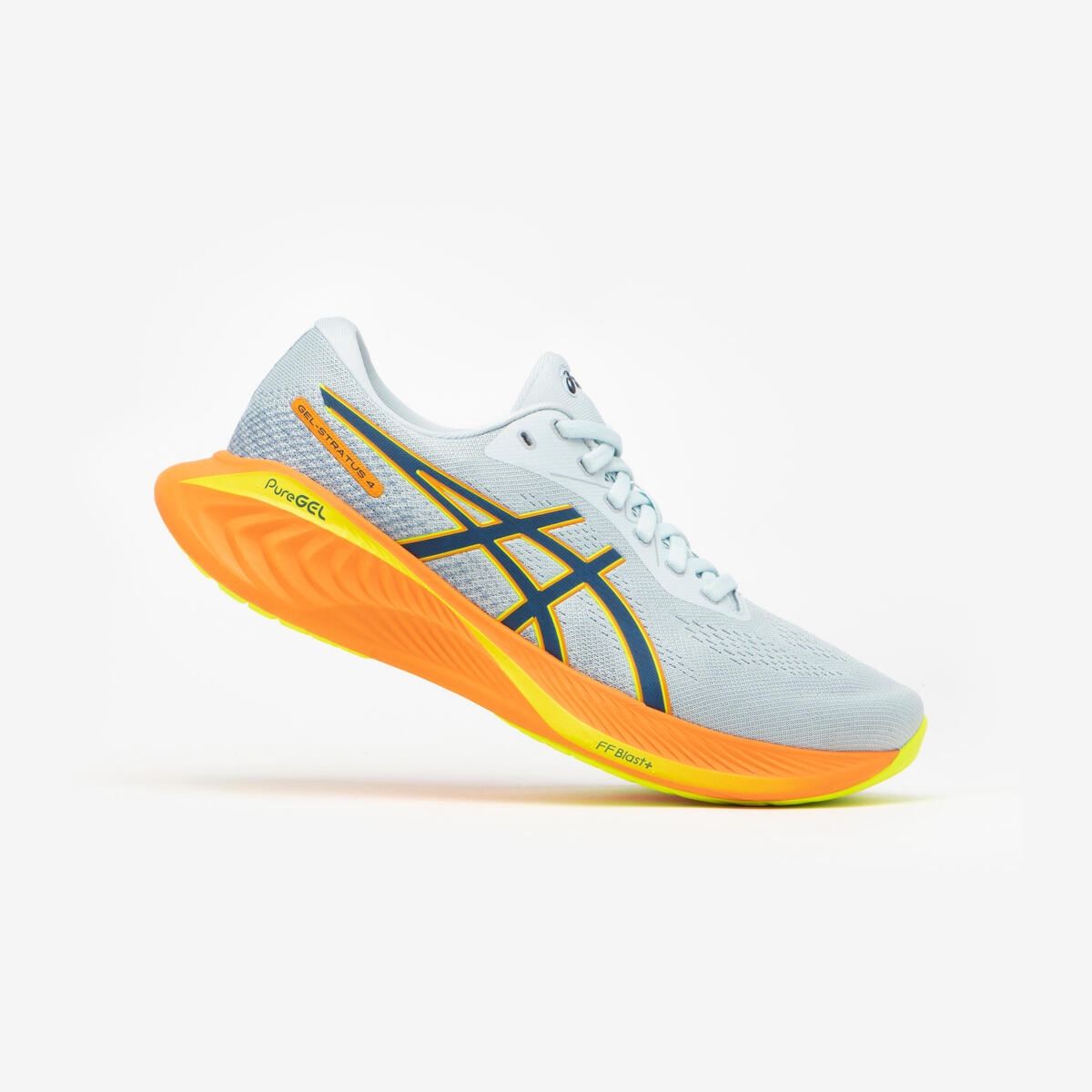 CHAUSSURE DE RUNNING HOMME ASICS GEL-STRATUS 4 PARIS GRIS ORANGE