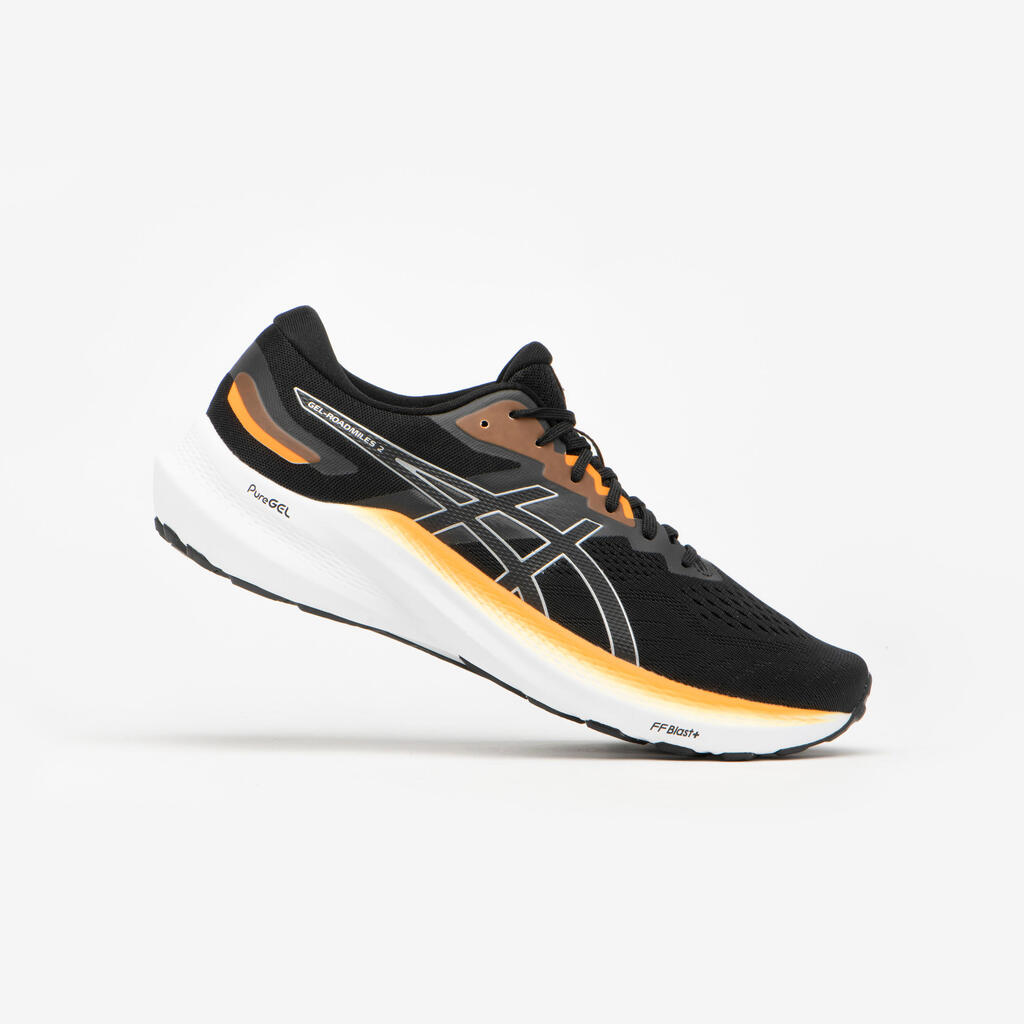 Vīriešu skriešanas apavi “Asics Gel-Roadmiles”, melni/oranži