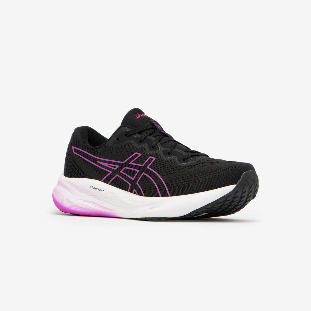 ДАМСКИ ОБУВКИ ЗА БЯГАНЕ ASICS GEL PULSE 15, ЧЕРНО/ВИОЛЕТОВО