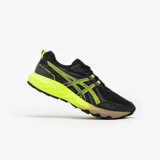 
      MEN'S ASICS GEL-KANAKU 5 TRAIL RUNNING SHOES - BLACK YELLOW
  