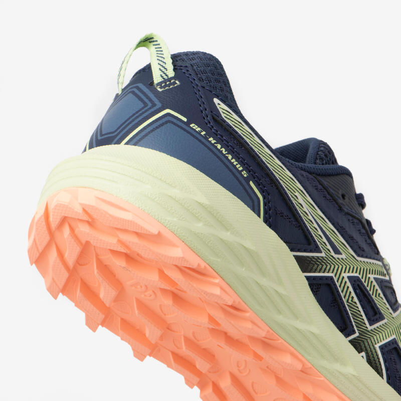 Scarpe trail donna Asics GEL KANAKU 5 blu-verde