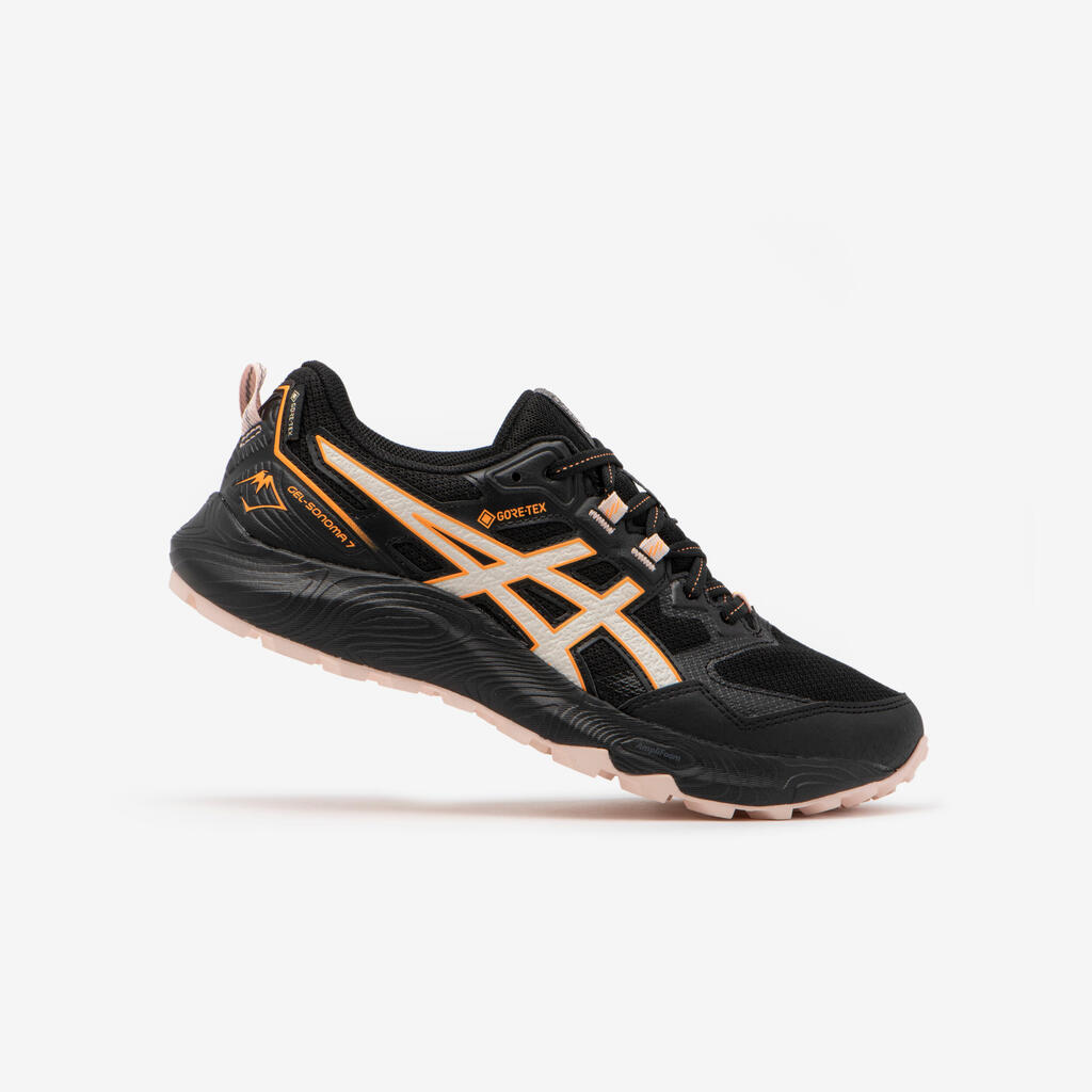 ASICS GEL-SONOMA 7 GORE TEX WOMEN'S TRAIL RUNNING SHOES BLACK