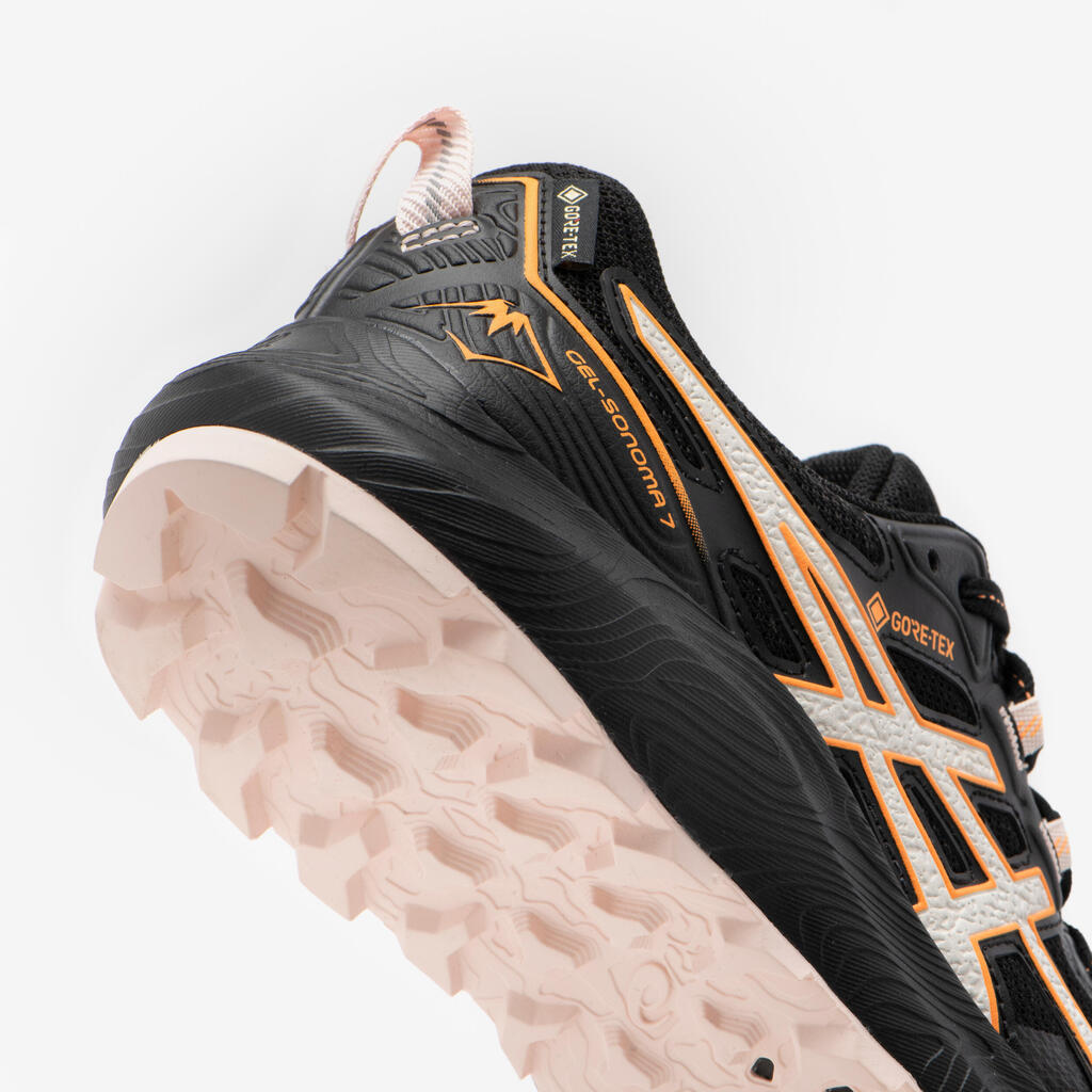 Moteriški bėgimo bekele bateliai „Asics Gel-Sonoma 7 Gore Tex“, juodi