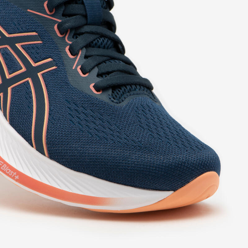Kadın Koşu Ayakkabısı - Mavi/Pembe - Asics Gel-Stratus Knit 4
