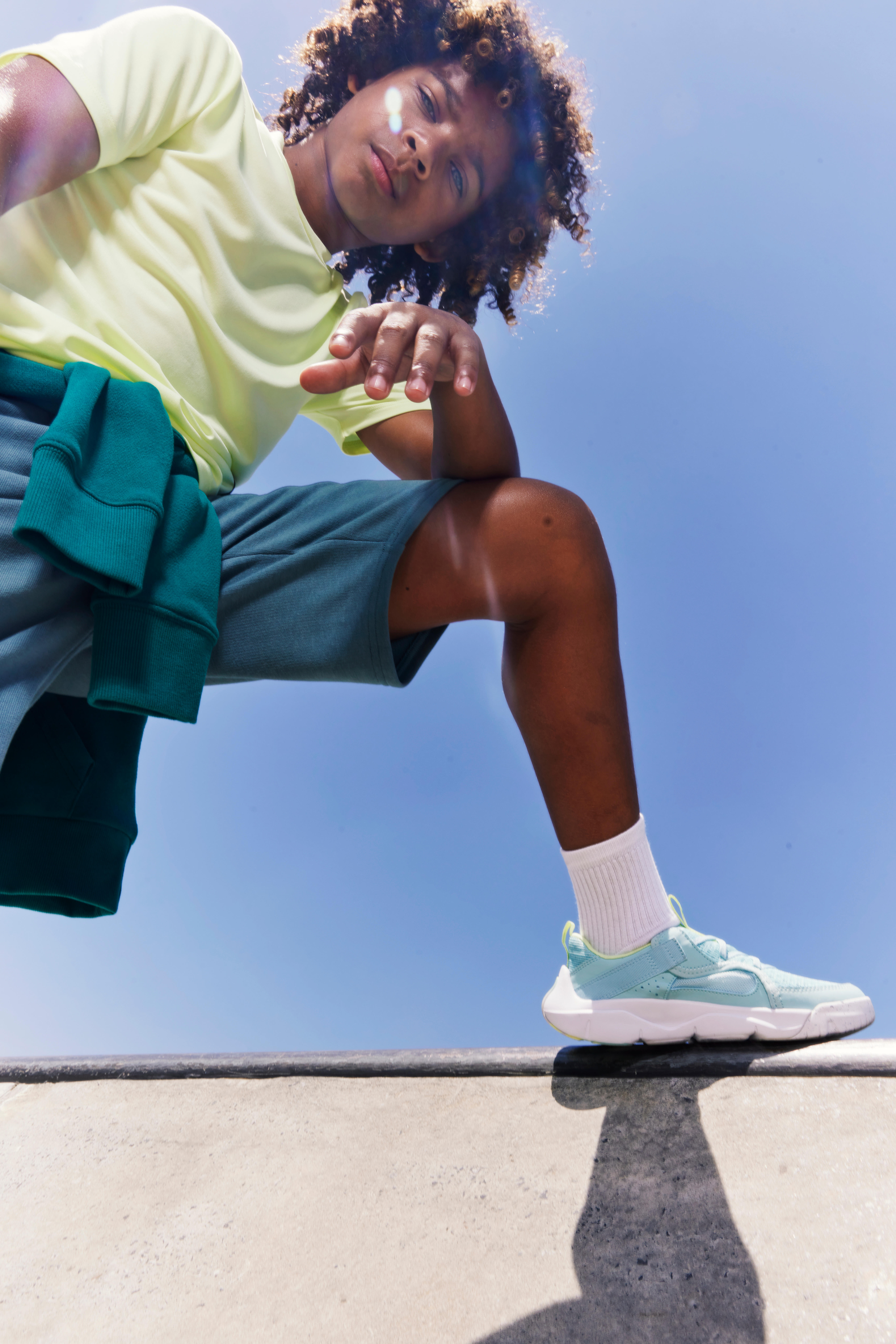Kids' Unisex Breathable Multisport Shoes Playful Summer - Turquoise