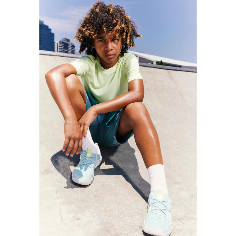 Chaussures à scratch enfant turquoise PLAYFUL SUMMER