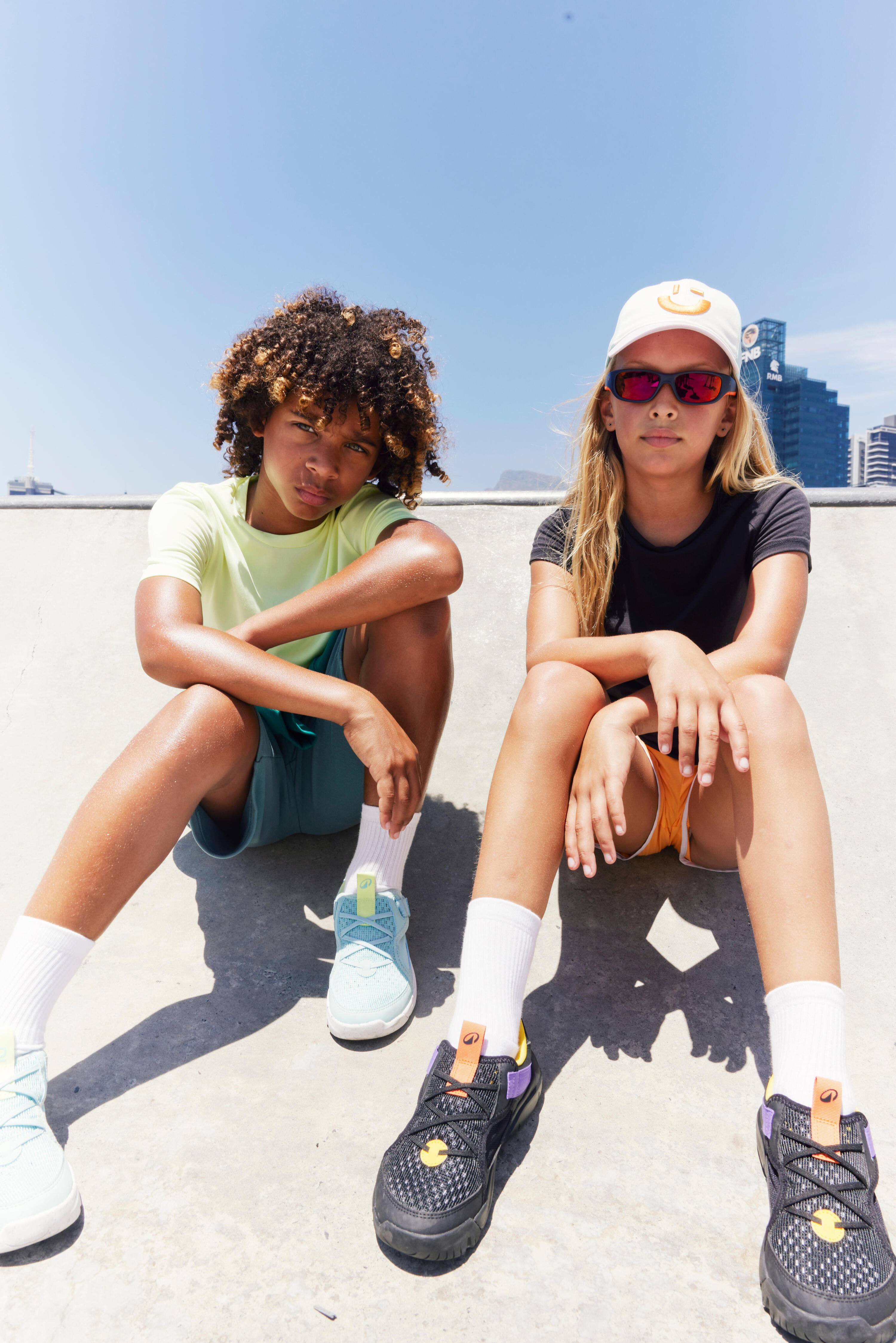 Chaussures multisport respirantes enfant mixte, Playful Summer noir mauve 10/10