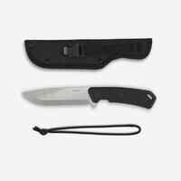 HUNTING KNIFE FIXED BLADE 13 CM SIKA 130 FR GRIP BLACK