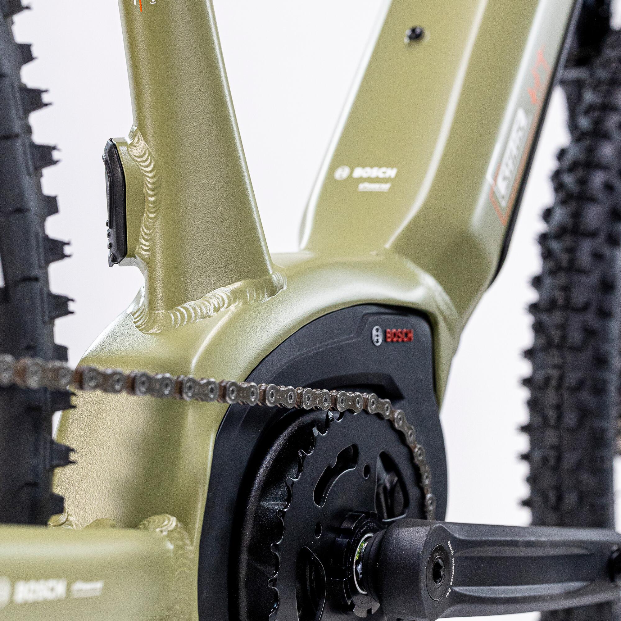 Vélo VTT électrique - Stilus HT Kaki Clair 8/10