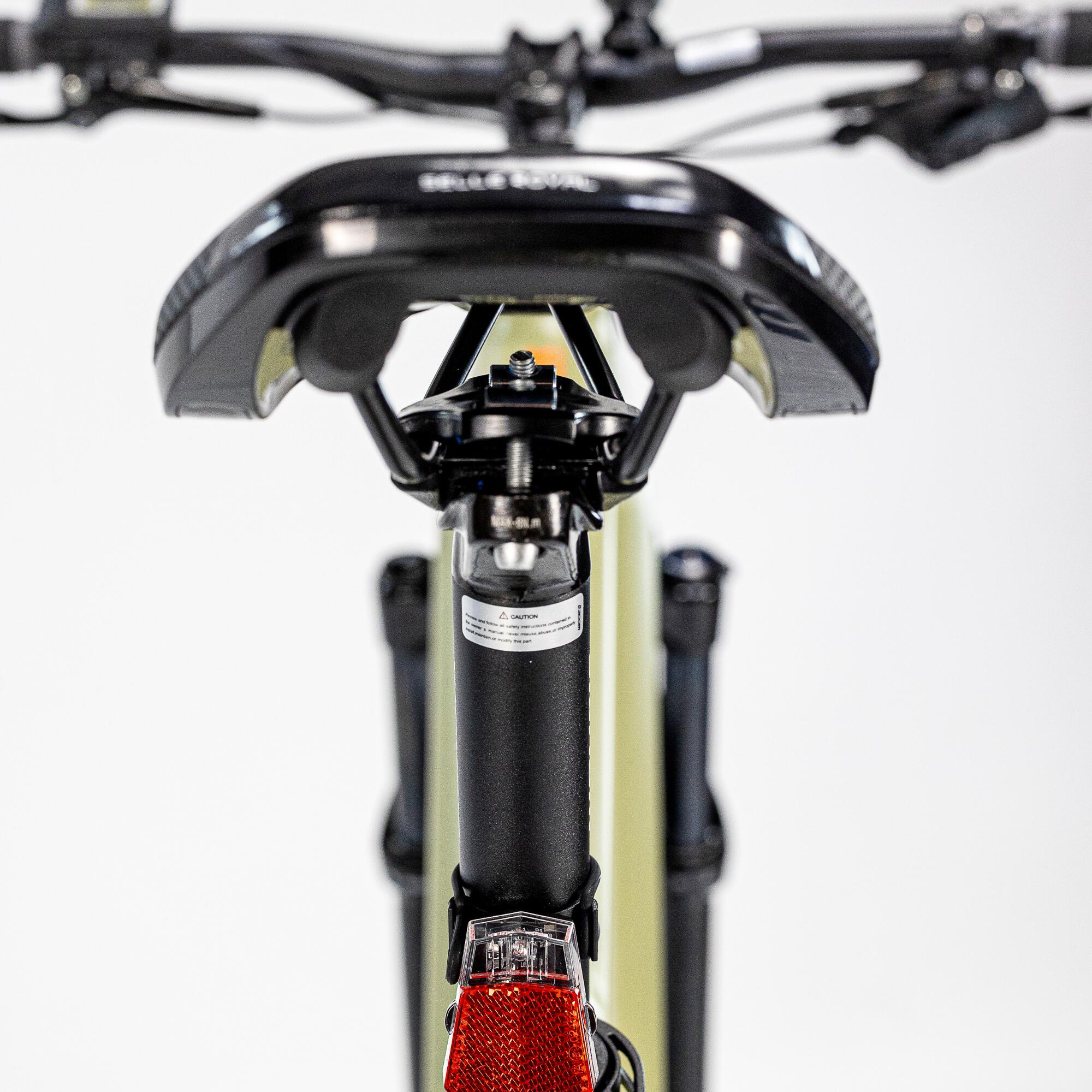 Vélo VTT électrique - Stilus HT Kaki Clair 4/10