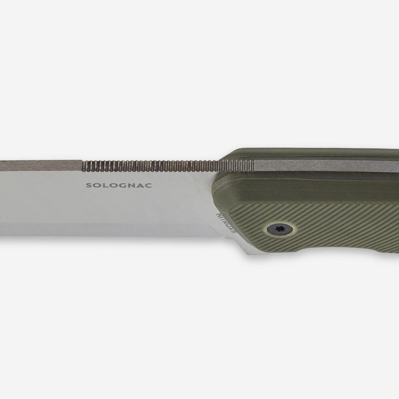 Lovecký nůž s pevnou čepelí 13 cm Sika 90 FR zelený grip