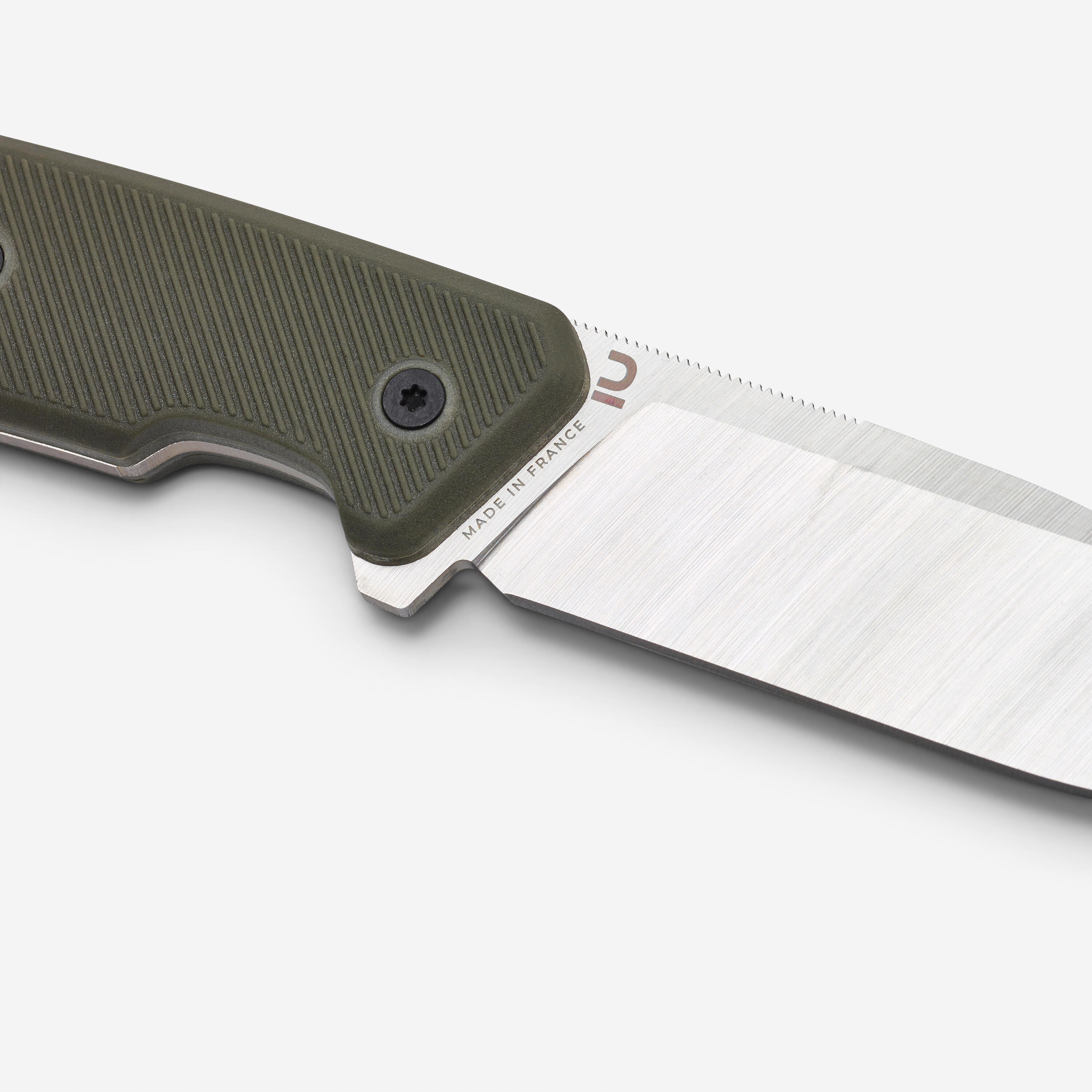 Jachtmes met vast lemmet 9 cm Sika 90 FR grip kaki 4/12