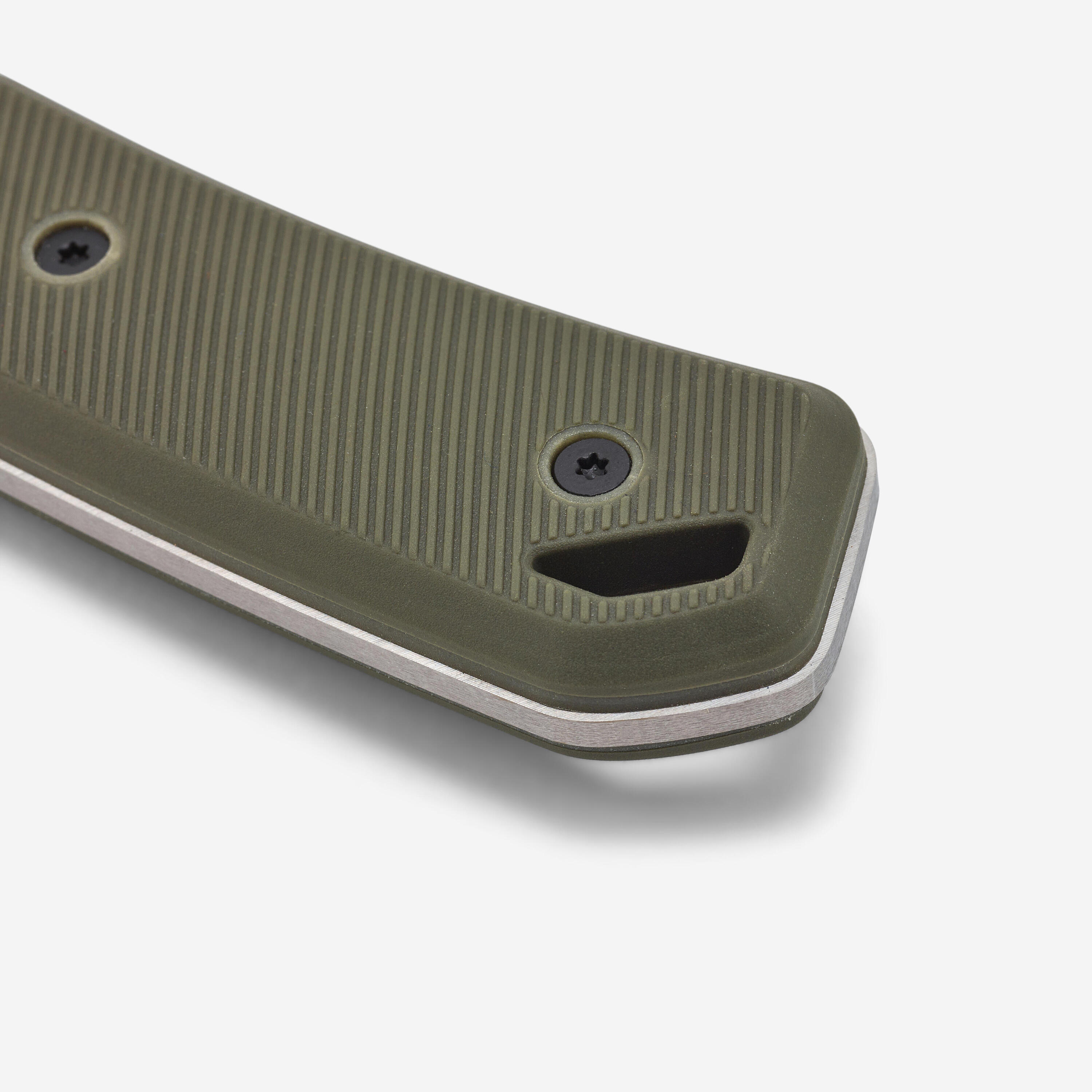 Navaja Caza Solognac Sika 130 FR Grip Caqui Hoja Fija 13 cm 7/12