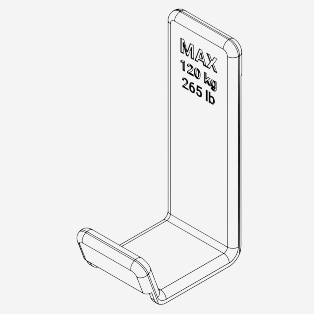 Varnostno odlagalo za palico - rezervni del za 120-kg Folding Rack