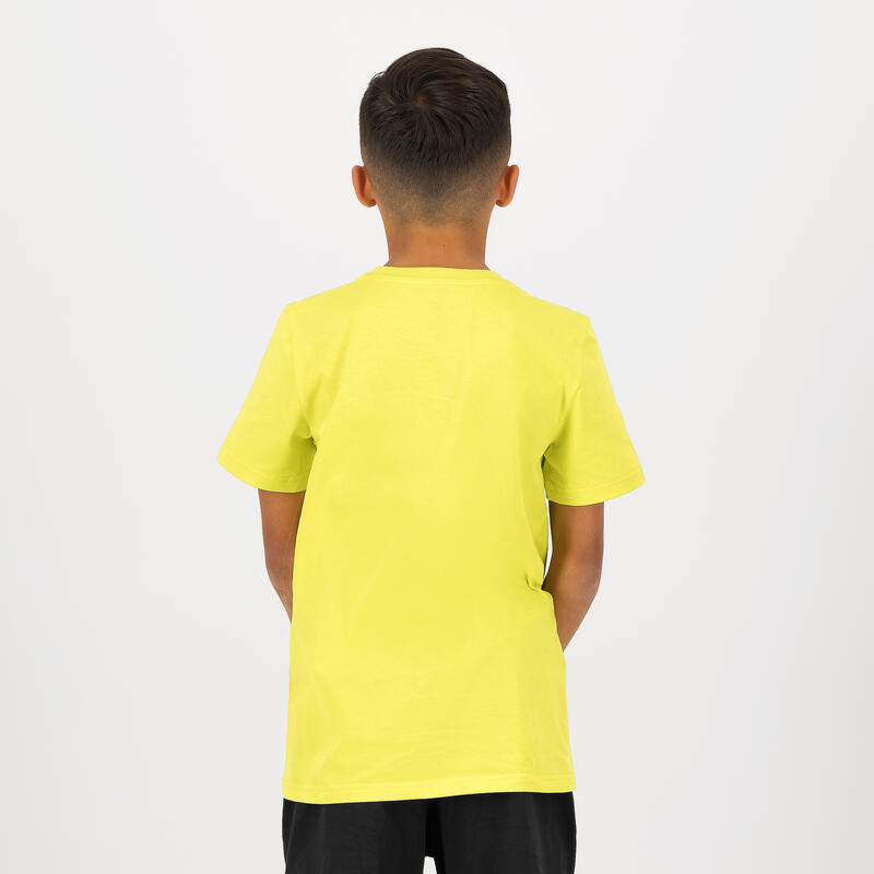Camiseta Puma Niños Amarillo Estampado