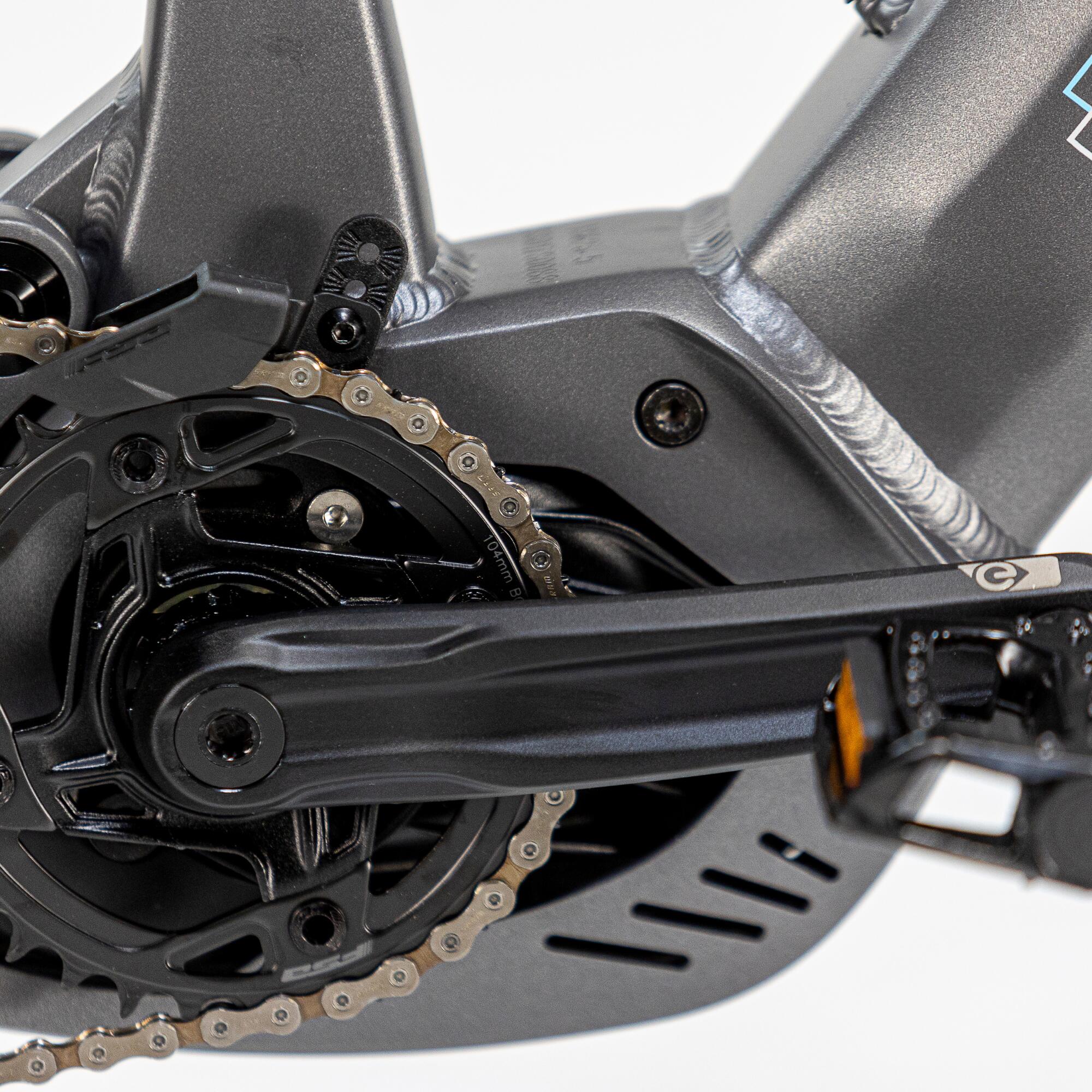 E-Mountainbike Stilus AM 1.0 dunkelgrau 8/9