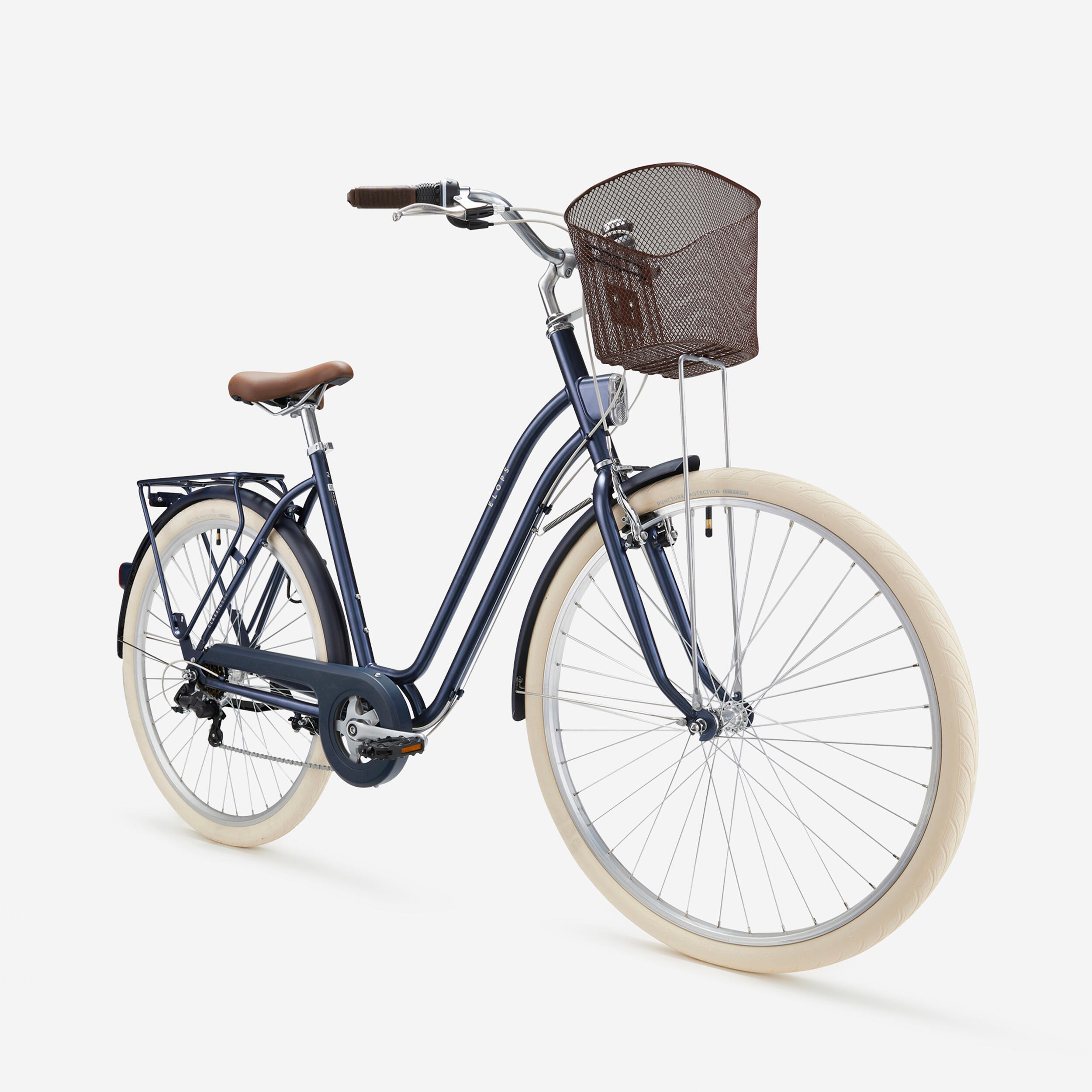 CITY BIKE ELOPS 520 TELAIO BASSO BLU