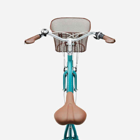 Ποδήλατο πόλης Elops 520 με σκελετό Step-Through - Πράσινο