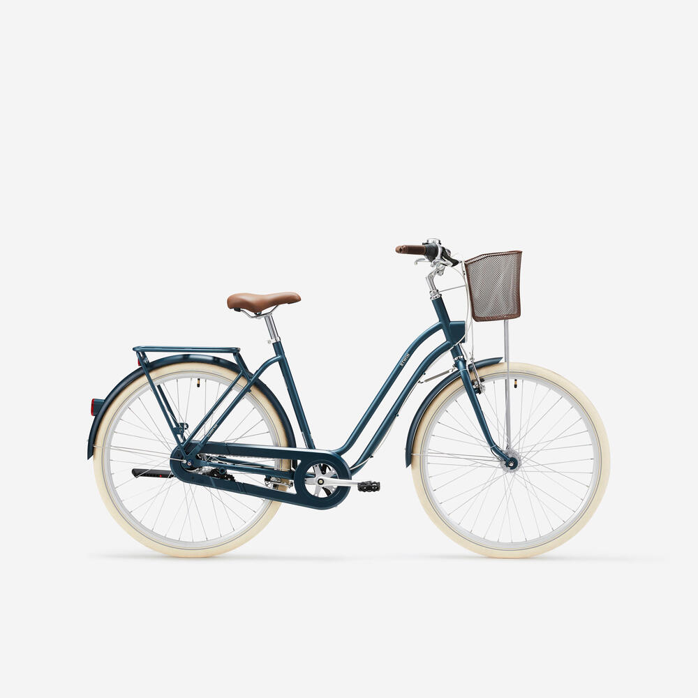 ELOPS 540 PETROLBLAU NEUHEIT CITY BIKE DECATHLON SUPPORT-SEITE