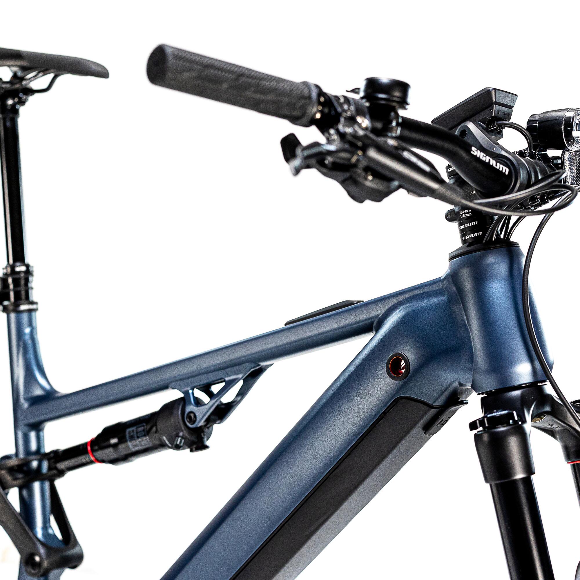 Vélo vtt électrique - stilus am 2.0  bleu 3/8