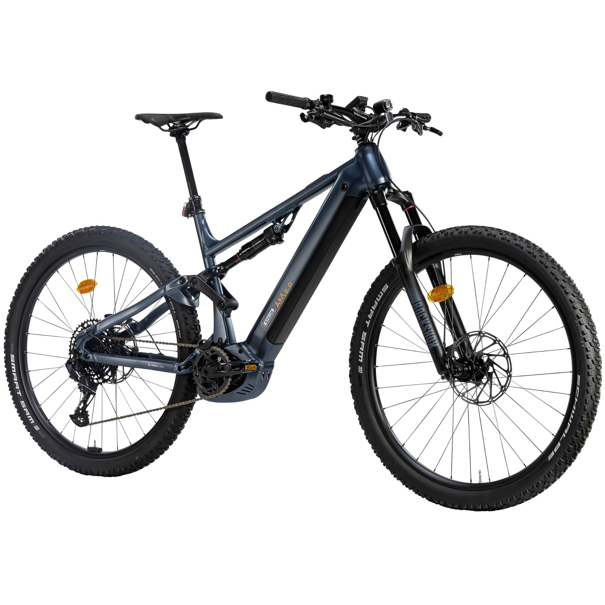 Vélo vtt électrique - stilus am 2.0  bleu 2/8