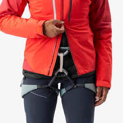 Women's Mountaineering Waterproof Jacket - Alpinism Light Red