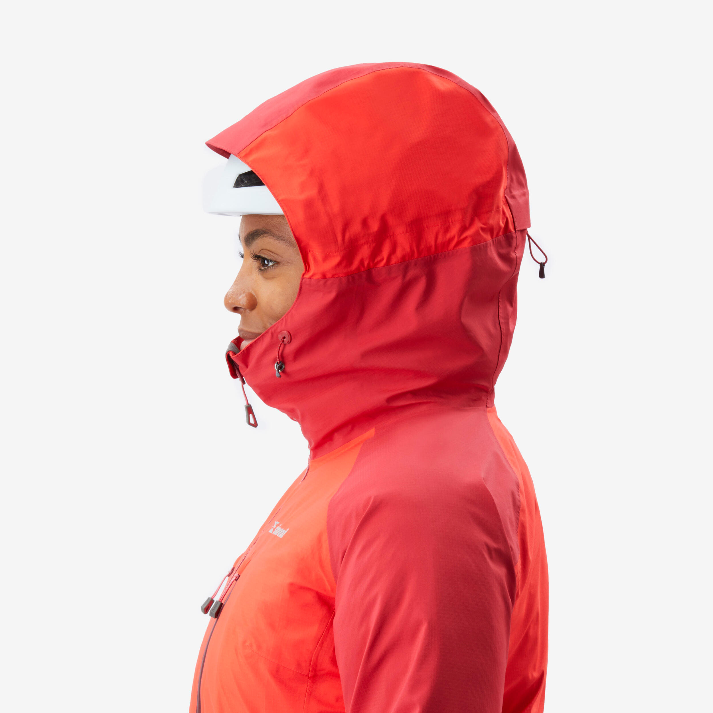 Women's Mountaineering Waterproof Jacket - Alpinism Light Red 3/7