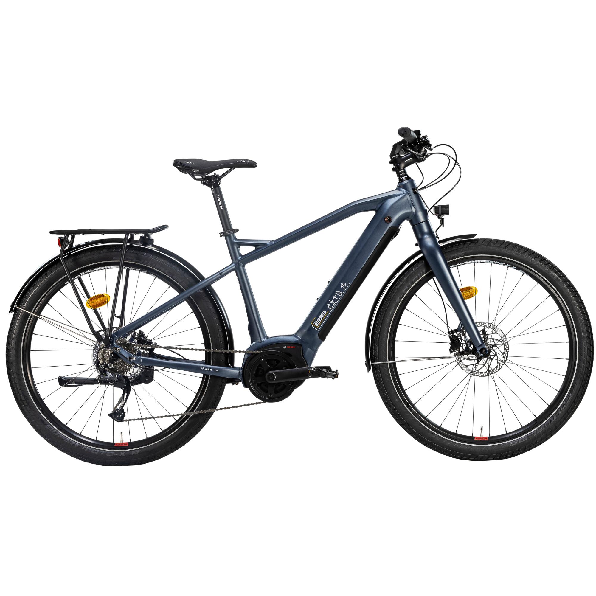 City Electric Bike Central Motor - Stilus City S Blue