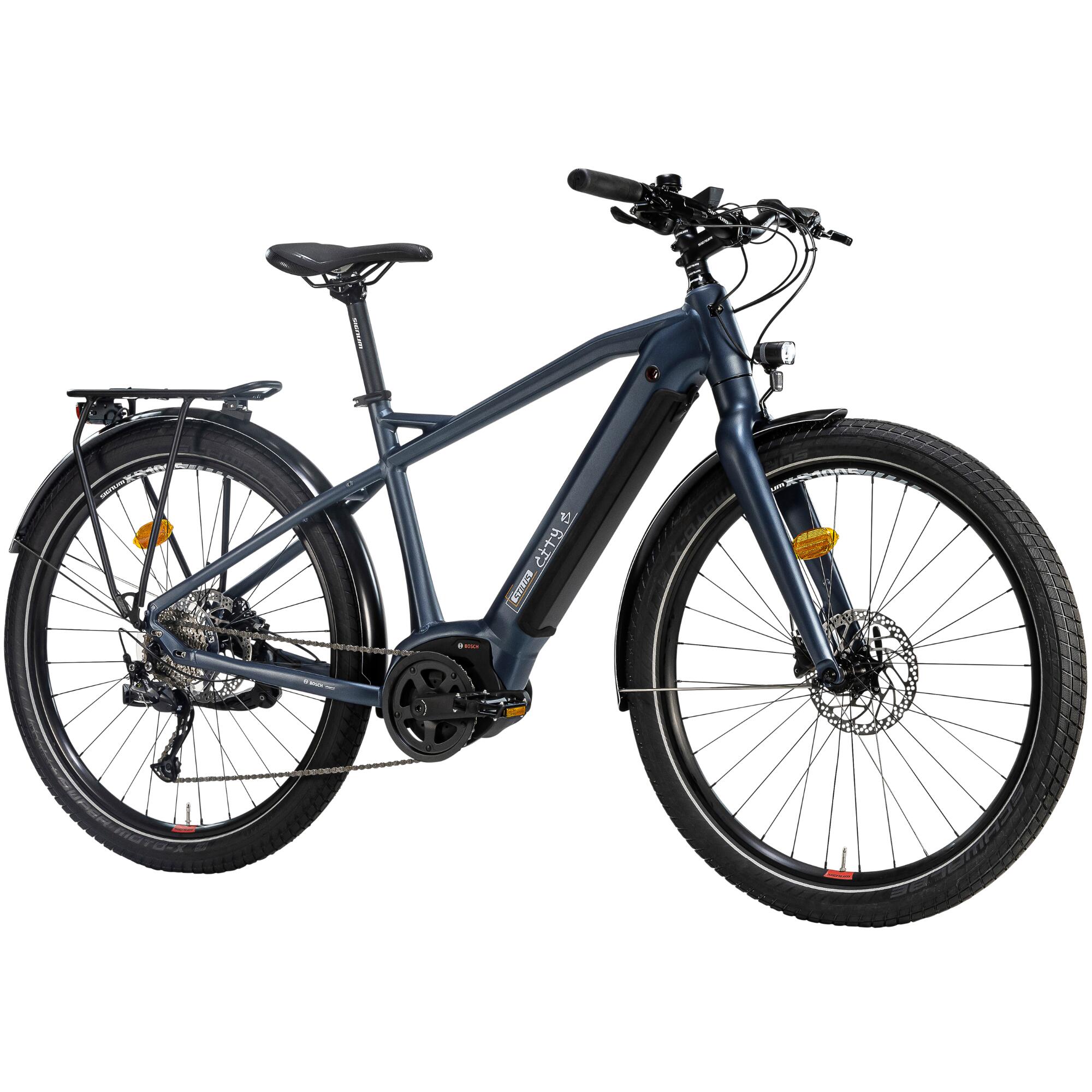 City Electric Bike Central Motor - Stilus City S Blue