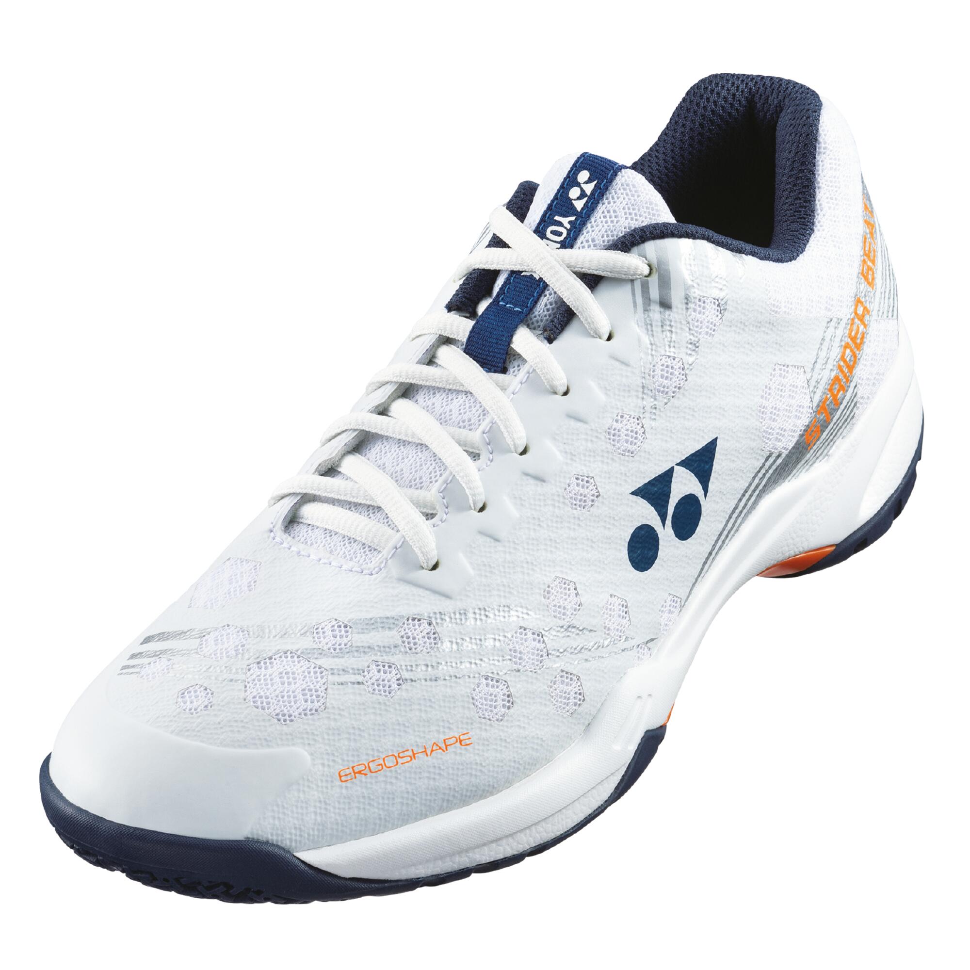 Yonex Herren Badmintonschuhe – PC Strider Beat weiss/orange | 04550468693871 Yonex Herren Badmintonschuhe – PC Strider Beat weiss/orange | 04550468693871