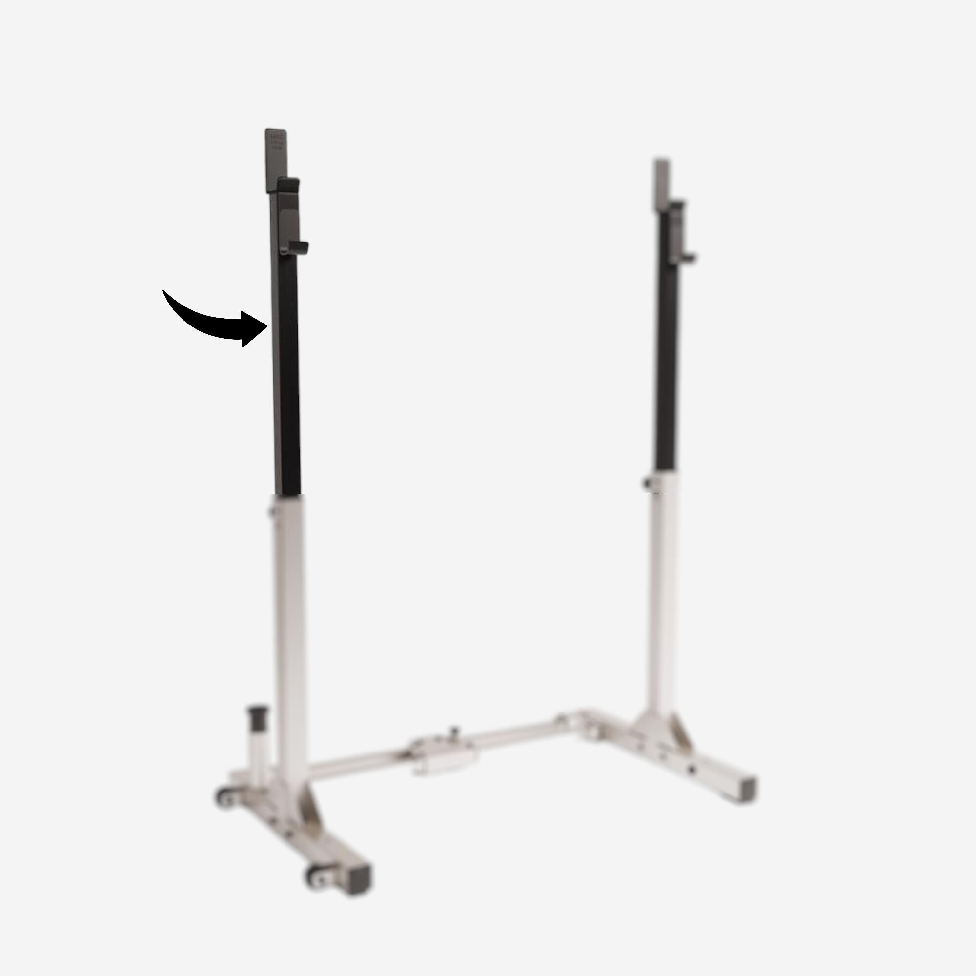 Montante Superior Izquierdo Recambio Rack Plegable 120 kg Musculación 3/8
